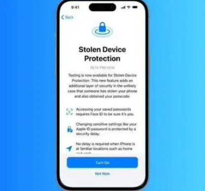 白碱滩苹果授权维修店分享被盗设备保护功能开启方法 
